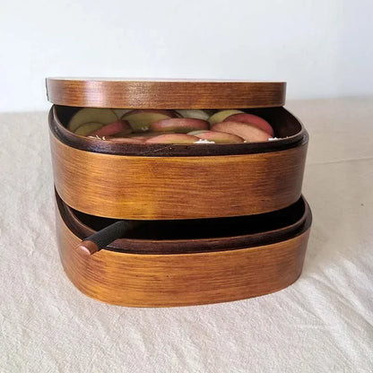Japanese Wooden Bento Box