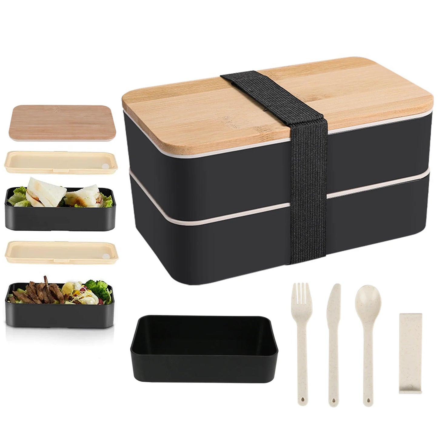 Two-Tiered Bento Boxes