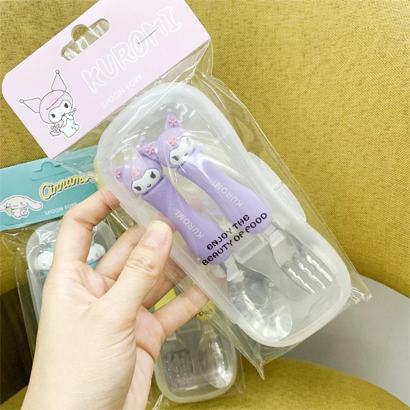 Hello Kitty Fork And Spoon Set