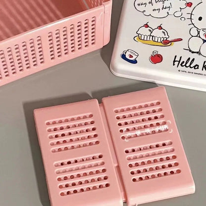 Hello Kitty Folding Lunch Bento Box